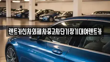 서울 중구 장교동 단기렌트카 전문 렌트카신차외제차중고차단기장기대여렌트카