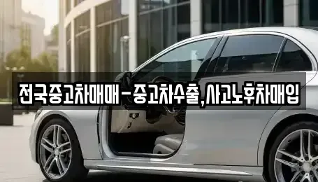 서울 중구 장교동 중고차매매 전문 전국중고차매매-중고차수출,사고노후차매입