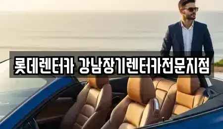 서울특별시 강남구 삼성동 장기렌트카 전문 롯데렌터카 강남장기렌터카전문지점