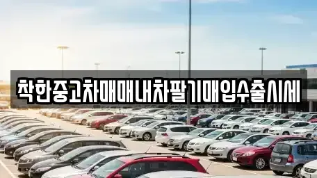 서울특별시 강남구 삼성동 중고차매입 전문 착한중고차매매내차팔기매입수출시세