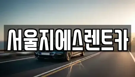 서울특별시 마포구 상수동 렌트카 전문 서울지에스렌트카