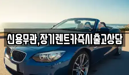 서울특별시 마포구 상수동 장기렌트카 전문 신용무관,장기렌트카즉시출고상담