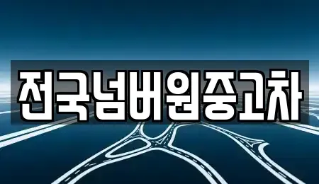 서울특별시 마포구 상수동 중고차 전문 전국넘버원중고차