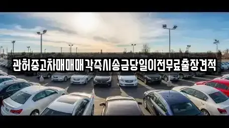 서울특별시 마포구 상수동 중고차매매 전문 관허중고차매매매각즉시송금당일이전무료출장견적