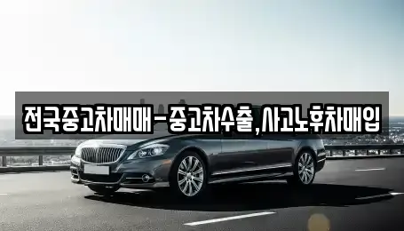 서울특별시 서대문구 냉천동 중고차매입 전문 전국중고차매매-중고차수출,사고노후차매입