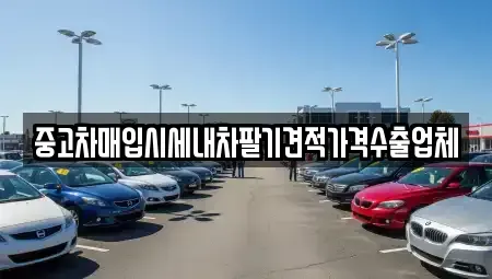서울특별시 영등포구 중고차매입 전문 중고차매입시세내차팔기견적가격수출업체