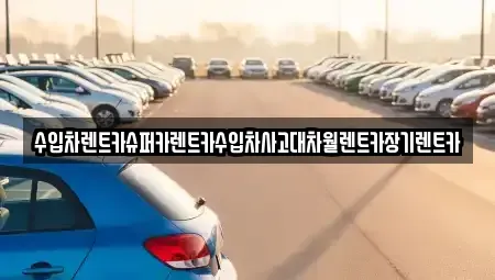 서울특별시 용산구 원효로4가 렌트카 전문 수입차렌트카슈퍼카렌트카수입차사고대차월렌트카장기렌트카