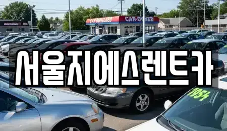 서울특별시 은평구 녹번동 렌트카 전문 서울지에스렌트카