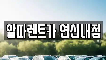 서울특별시 은평구 녹번동 렌트카 전문 알파렌트카 연신내점