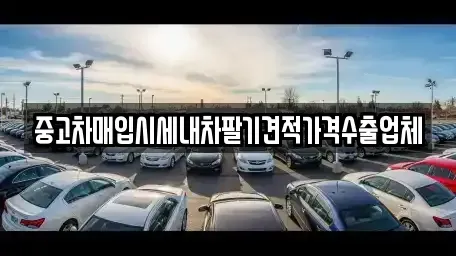 서울특별시 은평구 녹번동 중고차매입 전문 중고차매입시세내차팔기견적가격수출업체