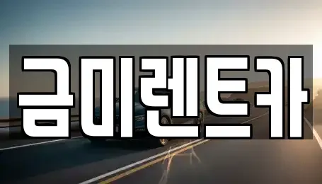 서울특별시 종로구 창신동 렌트카 전문 금미렌트카