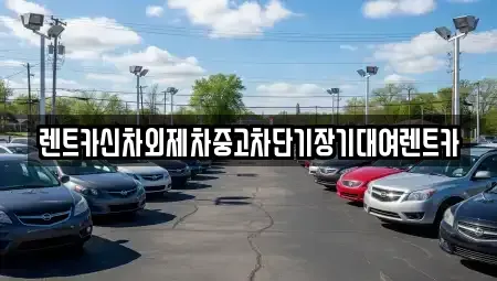 서울특별시 종로구 창신동 장기렌트카 전문 렌트카신차외제차중고차단기장기대여렌트카