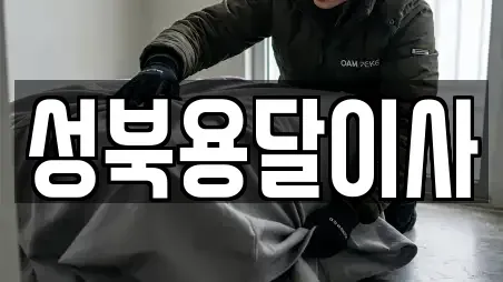 성북용달이사