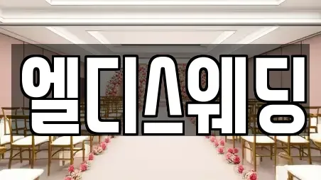 엘디스웨딩