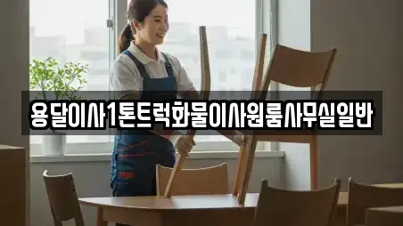 용달이사1톤트럭화물이사원룸사무실일반