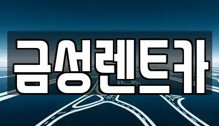울산 남구 옥동 렌트카 전문 금성렌트카