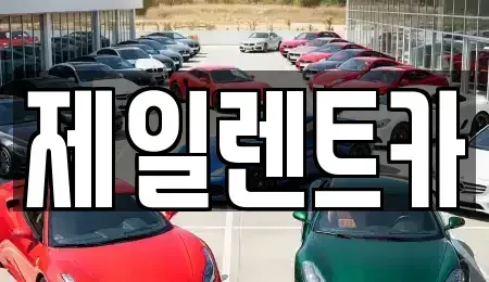 울산 중구 약사동 렌트카 전문 제일렌트카