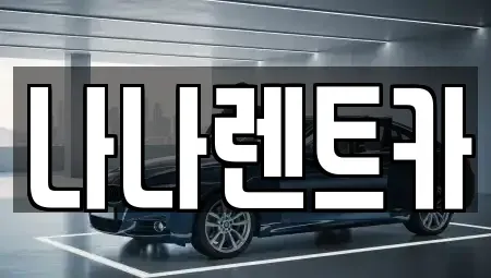 인천광역시 서구 원당동 렌트카 전문 나나렌트카