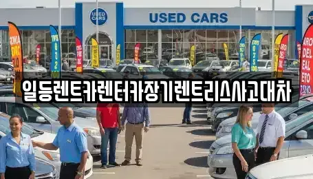 인천광역시 옹진군 장기렌트카 전문 일등렌트카렌터카장기렌트리스사고대차