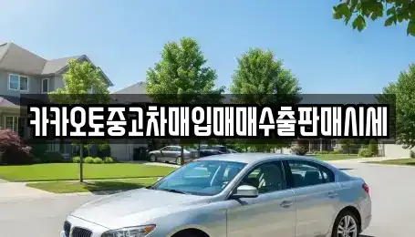 인천광역시 중구 운남동 중고차매매 전문 카카오토중고차매입매매수출판매시세