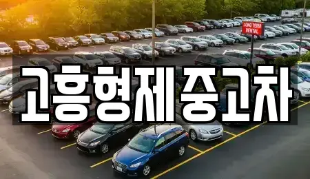 전남 고흥군 고흥읍 중고차 전문 고흥형제중고차