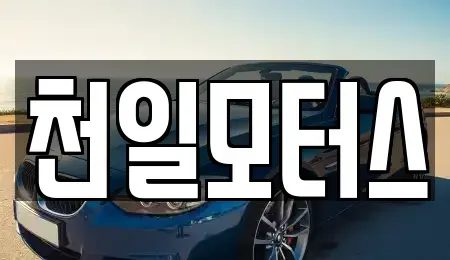 전남 고흥군 고흥읍 중고차 전문 천일모터스