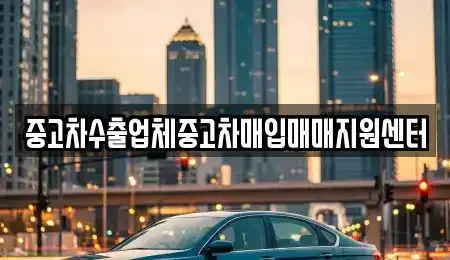 전남 고흥군 고흥읍 중고차매입 전문 중고차수출업체중고차매입매매지원센터
