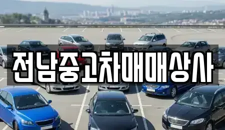 전남 목포시 금화동 중고차매매 전문 전남중고차매매상사