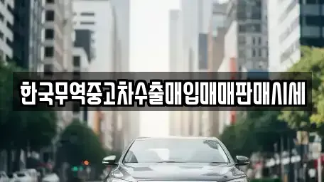 전남 보성군 보성읍 중고차 전문 한국무역중고차수출매입매매판매시세