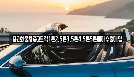 전남 보성군 보성읍 중고차매입 전문 중고화물차중고트럭1톤2.5톤3.5톤4.5톤5톤매매수출매입