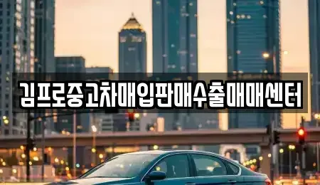 전남 여수시 덕충동 중고차매입 전문 김프로중고차매입판매수출매매센터