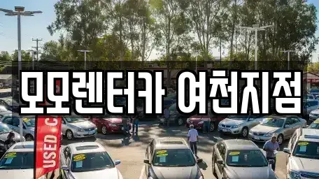 전남 여수시 봉계동 렌트카 전문 모모렌터카 여천지점