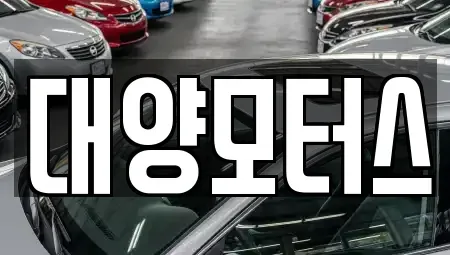 전라남도 목포시 해안동2가 중고차 전문 대양모터스