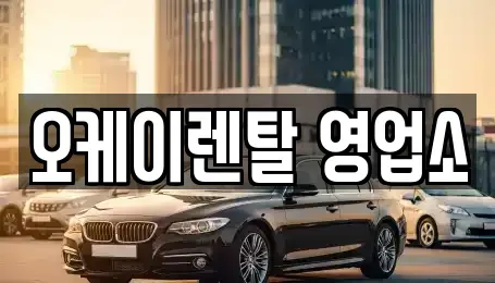 전라남도 함평군 대동면 렌트카 전문 오케이렌탈 영업소
