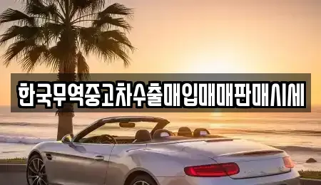 전북 김제시 난봉동 중고차매입 전문 한국무역중고차수출매입매매판매시세
