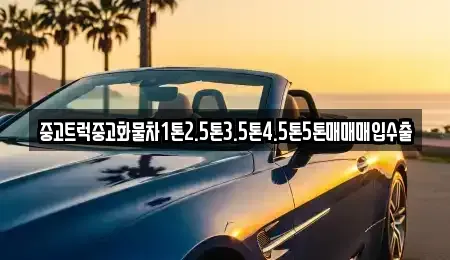 전북특별자치도 군산시 금광동 중고차 전문 중고트럭중고화물차1톤2.5톤3.5톤4.5톤5톤매매매입수출