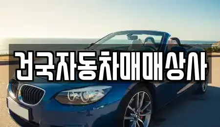 전북특별자치도 군산시 영동 중고차 전문 건국자동차매매상사