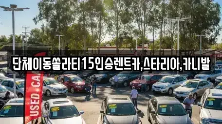 전북특별자치도 군산시 장미동 렌트카 전문 단체이동쏠라티15인승렌트카,스타리아,카니발