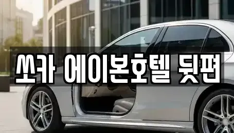 전북특별자치도 군산시 장미동 렌트카 전문 쏘카 에이본호텔 뒷편