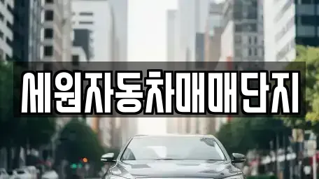 전북특별자치도 순창군 팔덕면 중고차 전문 세원자동차매매단지