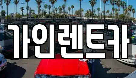 전북특별자치도 전주시 덕진구 금상동 렌트카 전문 가인렌트카