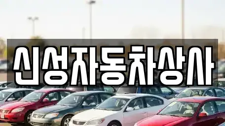 전북특별자치도 정읍시 공평동 중고차 전문 신성자동차상사