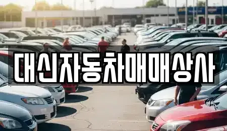 제주 제주시 중고차매매 전문 대신자동차매매상사