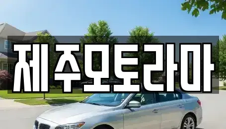 제주 제주시 중고차매매 전문 제주모토라마