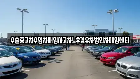 제주특별자치도 서귀포시 상예동 중고차 전문 수출중고차수입차매입사고차노후경유차법인차매입센타