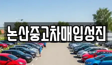 충남 논산시 반월동 중고차매입 전문 논산중고차매입성진