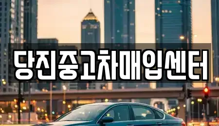충남 당진시 우두동 중고차매입 전문 당진중고차매입센터