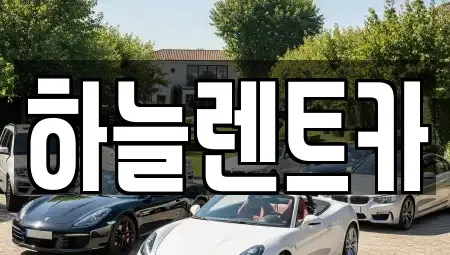 충남 보령시 내항동 렌트카 전문 하늘렌트카