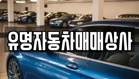 충남 보령시 내항동 중고차매매 전문 유명자동차매매상사