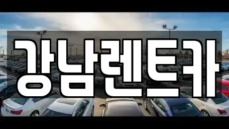 충남 서산시 읍내동 렌트카 전문 강남렌트카